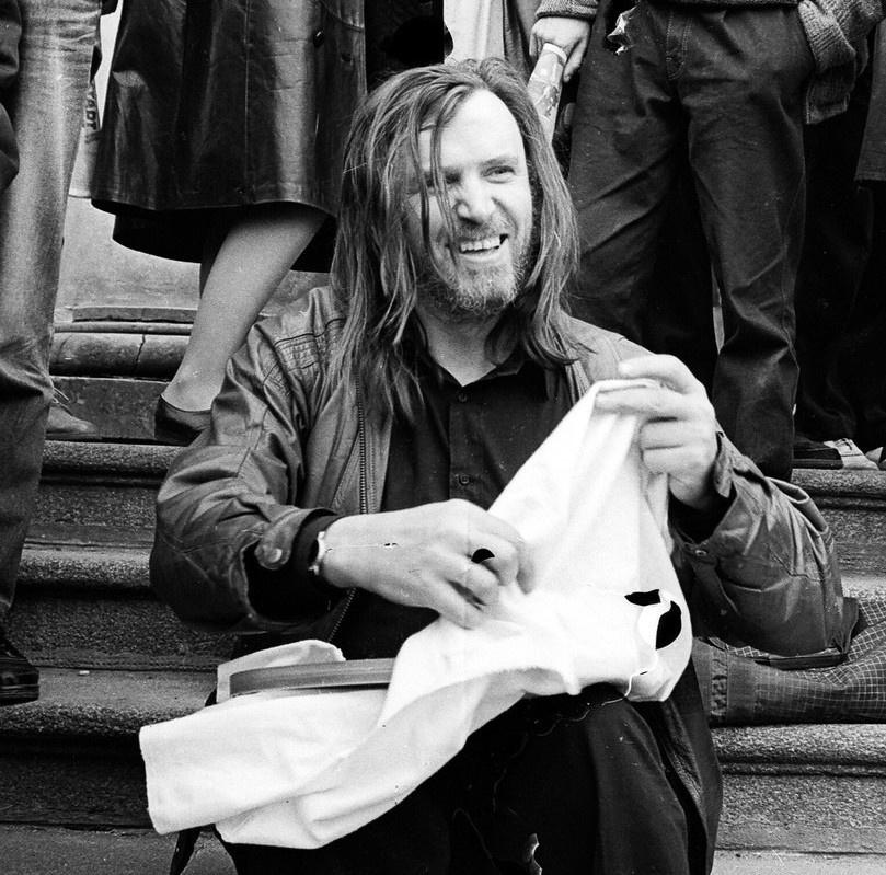     Рок-музыкант Андрей Тропилло во времена Ленинградского рок-клуба / Из личного архива Александра Савельева