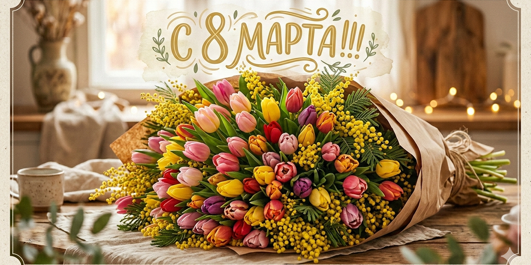 С нашим днем, суперженщины! 🥂✨🌷