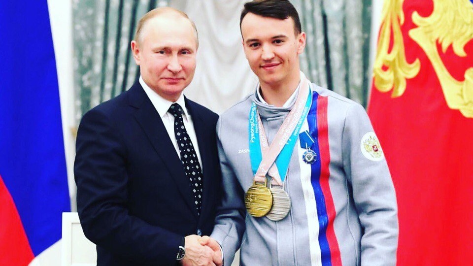 ⚡️Красноярский горнолыжник Алексей Бугаев взял бронзу на Паралимпиаде в Италии