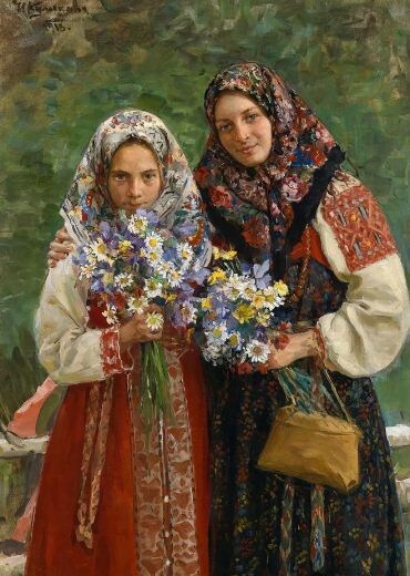 Куликов Иван Семенович (1875-1941). Луговые цветы. 1913.