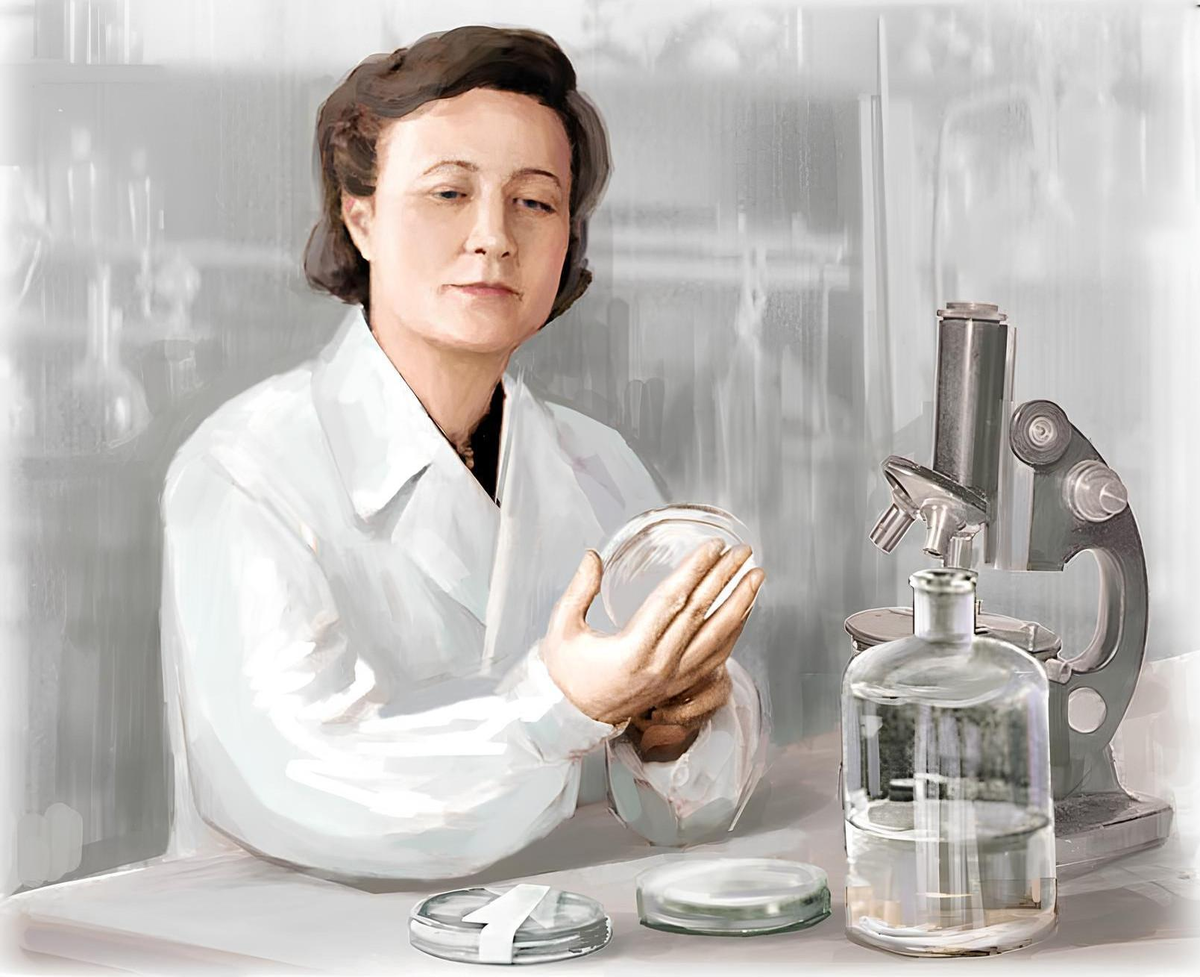 Портрет Зинаиды Ермольевой с почтовой открытки.