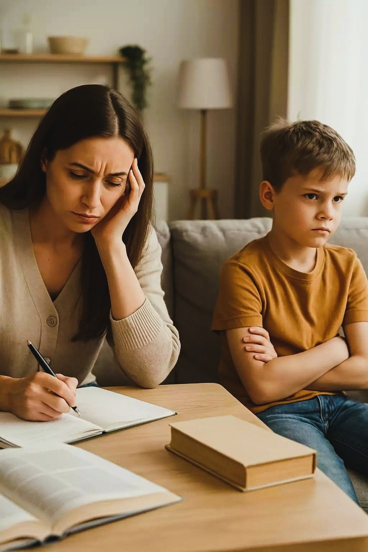 Трудности обучения в школе. За одной тетрадью может сидеть только один челове