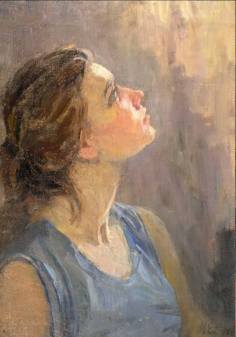 Муза Егорова-Троицкая. «Этюд в спортзале». 1960