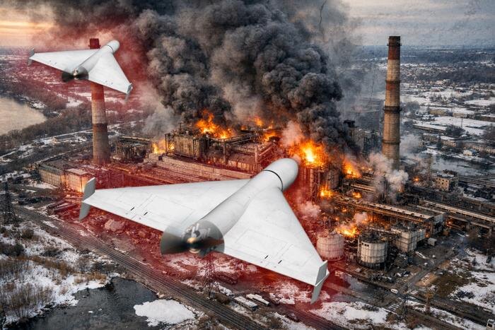 Россия атаковала электростанции и железнодорожную инфраструктуру Украины. Коллаж © Life.ru. Обложка © Shutterstock / FOTODOM / Anelo, © ChatGPT