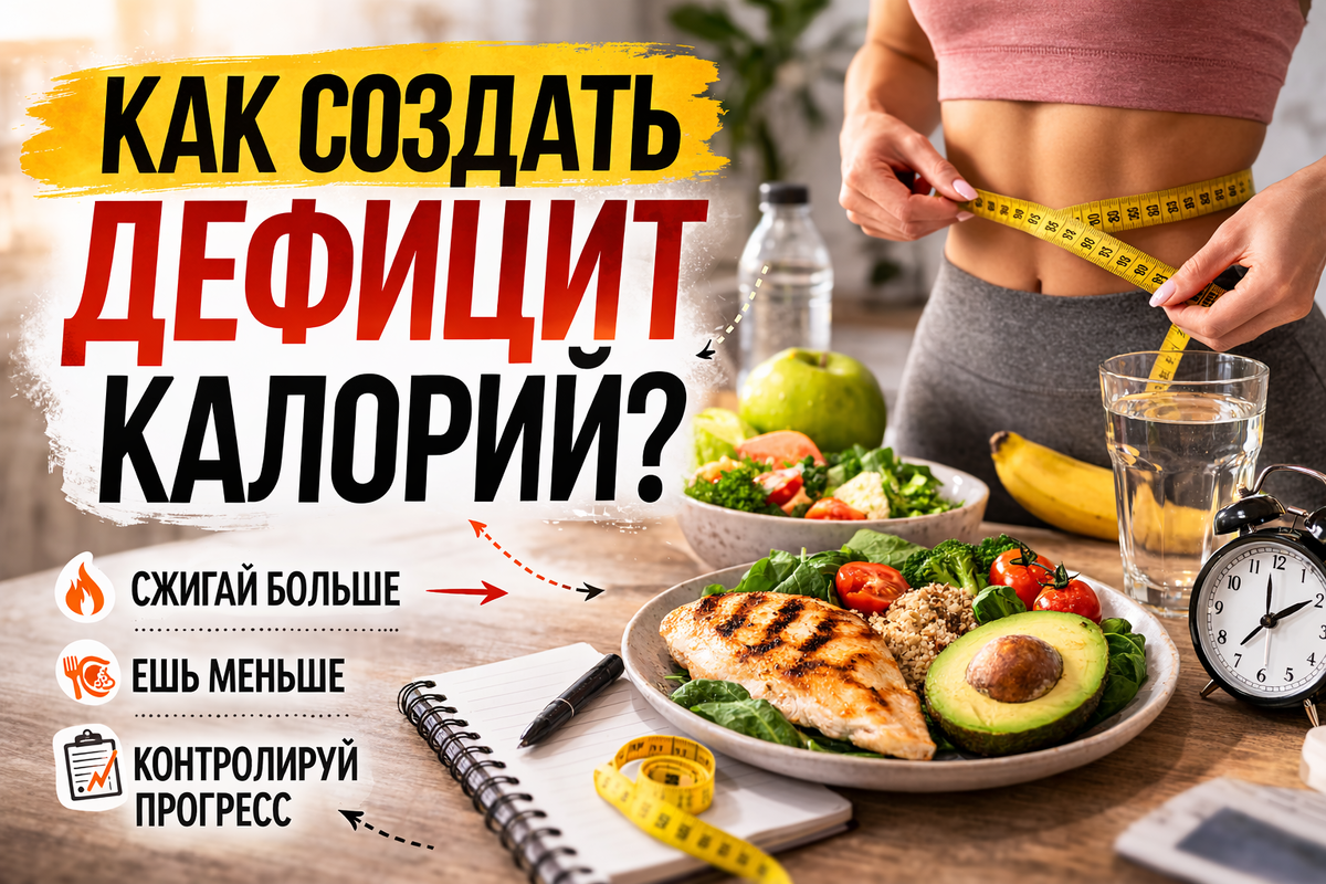 Как создать дефицит калорий?