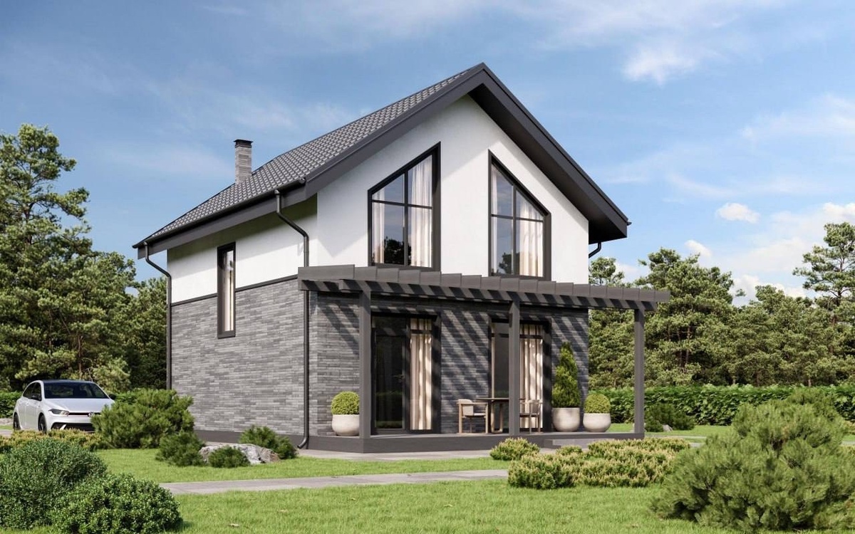 3D-визуализация дома по проекту 17-125