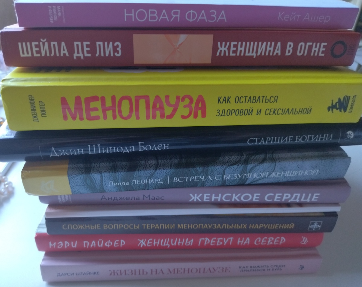 Книги о менопаузе и возрасте из подборки автора блога Ксении Татарник