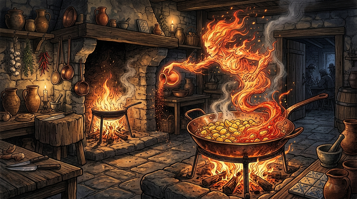 Легенда об огненном духе соуса брава