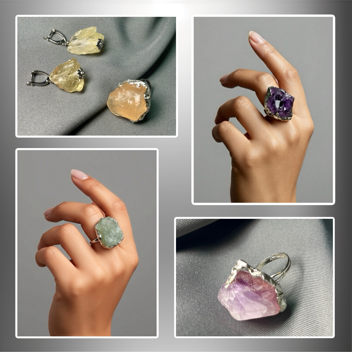 Коллаж из украшений 