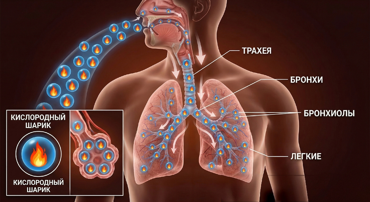 "Прошивка" вдоха мыслеобразом.
