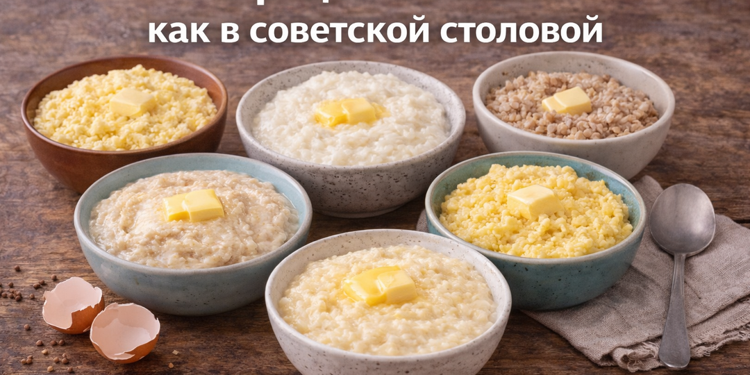6 рецептов каш как в советской столовой