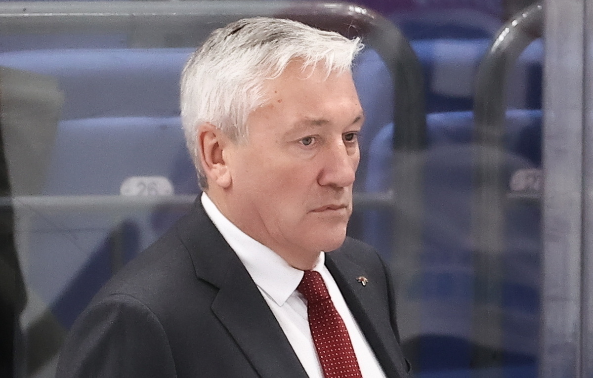    Главный тренер "Барыса" Михаил Кравец  Александр Щербак/ТАСС