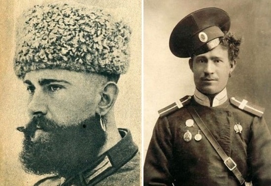 Серьга в левом ухе