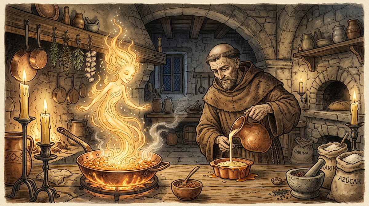 Легенда о духе карамели, подарившем Испании флан