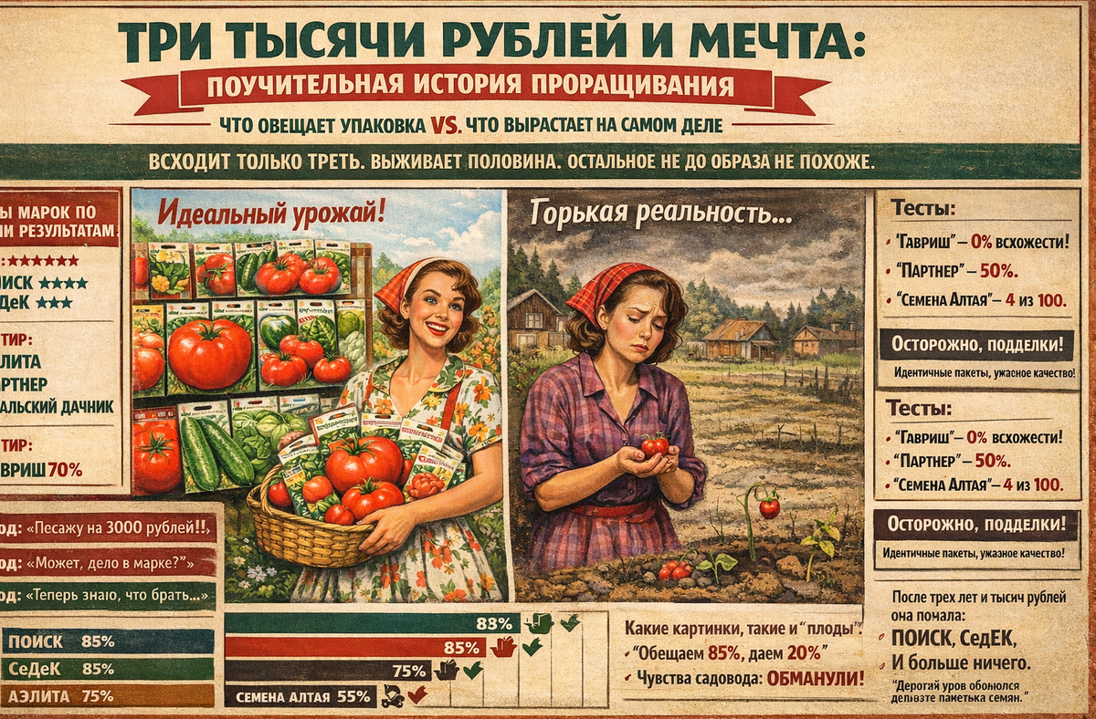 выбираем семена для посадки