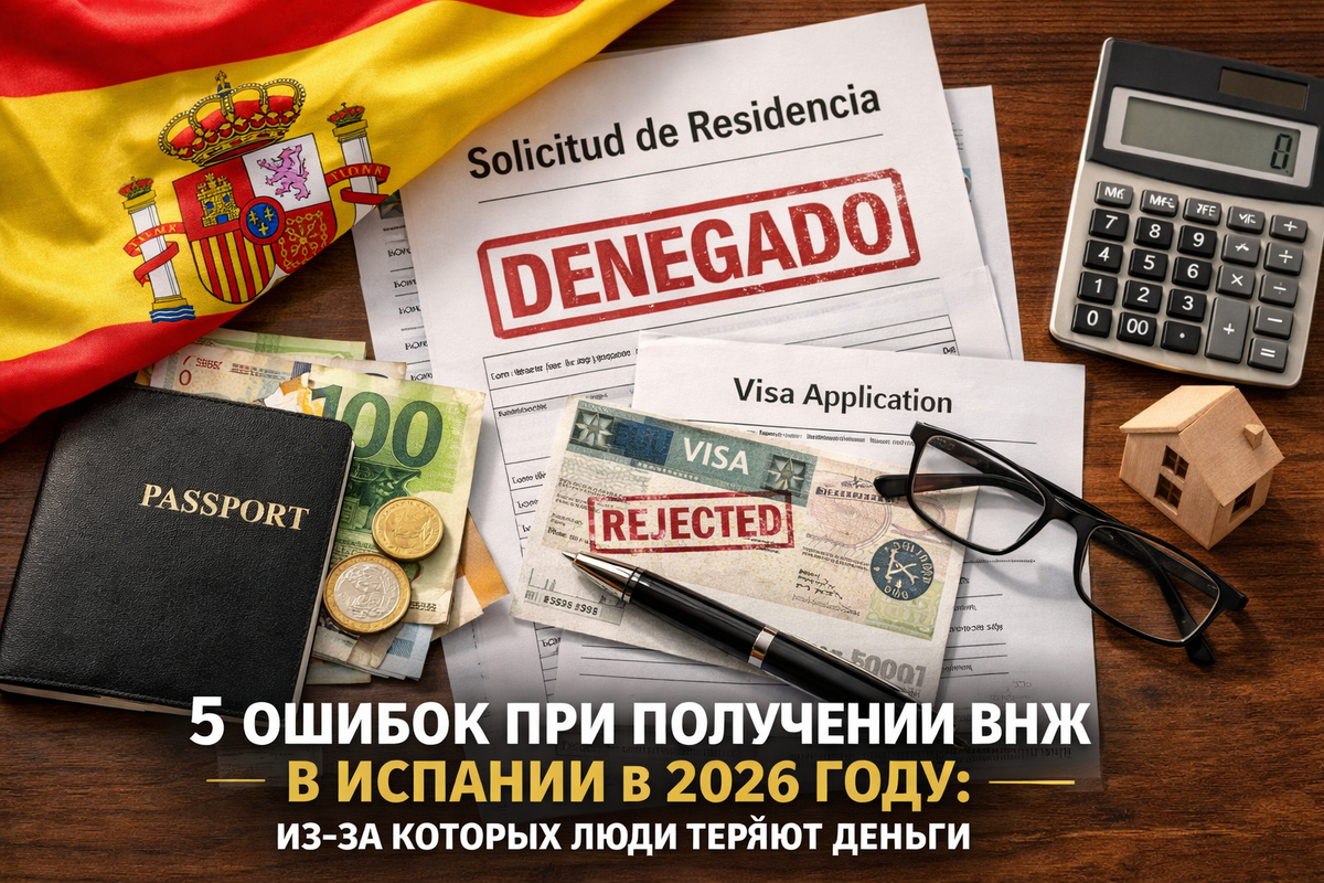 5 ошибок при получении ВНЖ в Испании в 2026 году, из-за которых люди теряют деньги .png