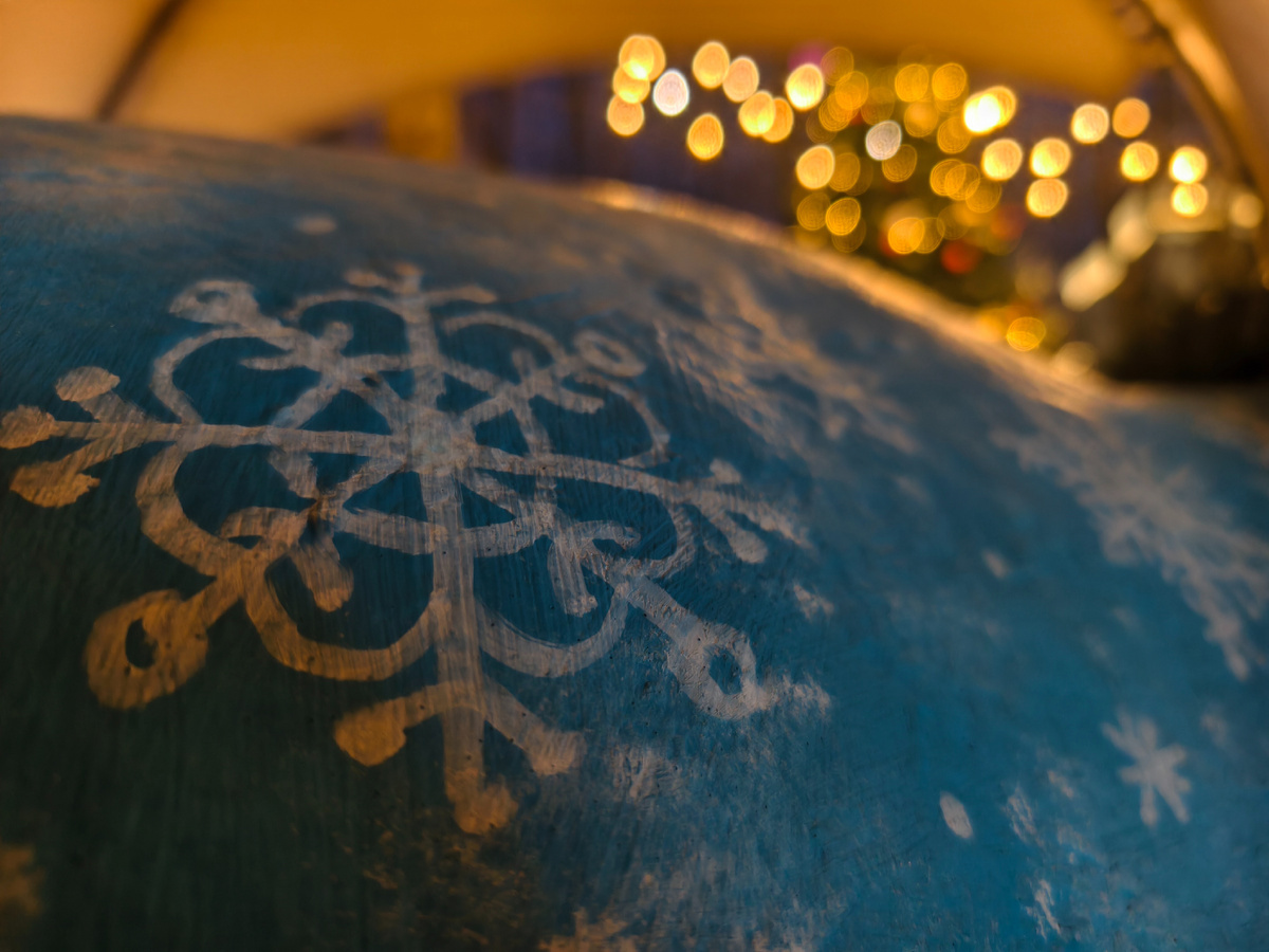 Снежный принт