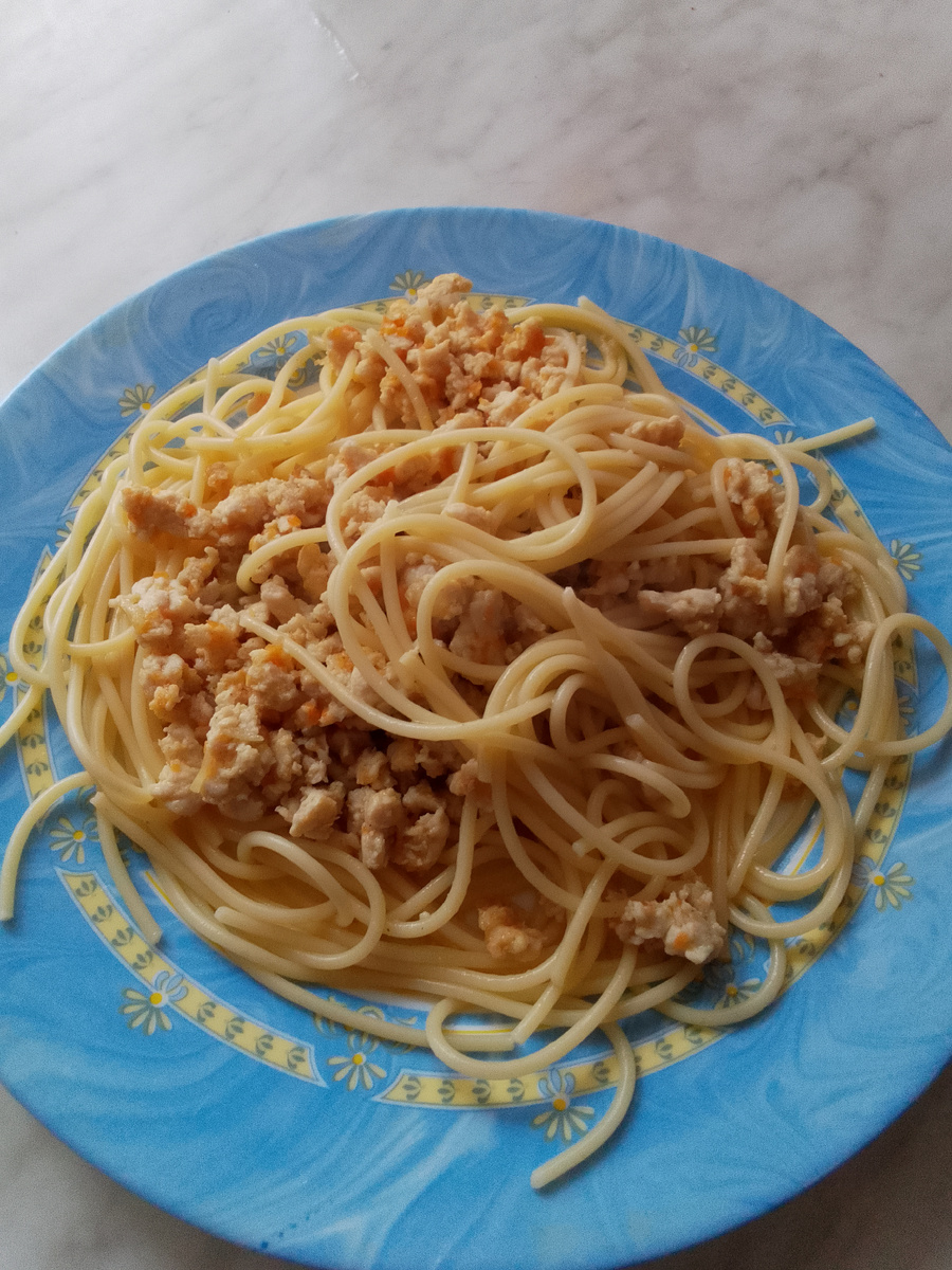 готовая лапша спагетти