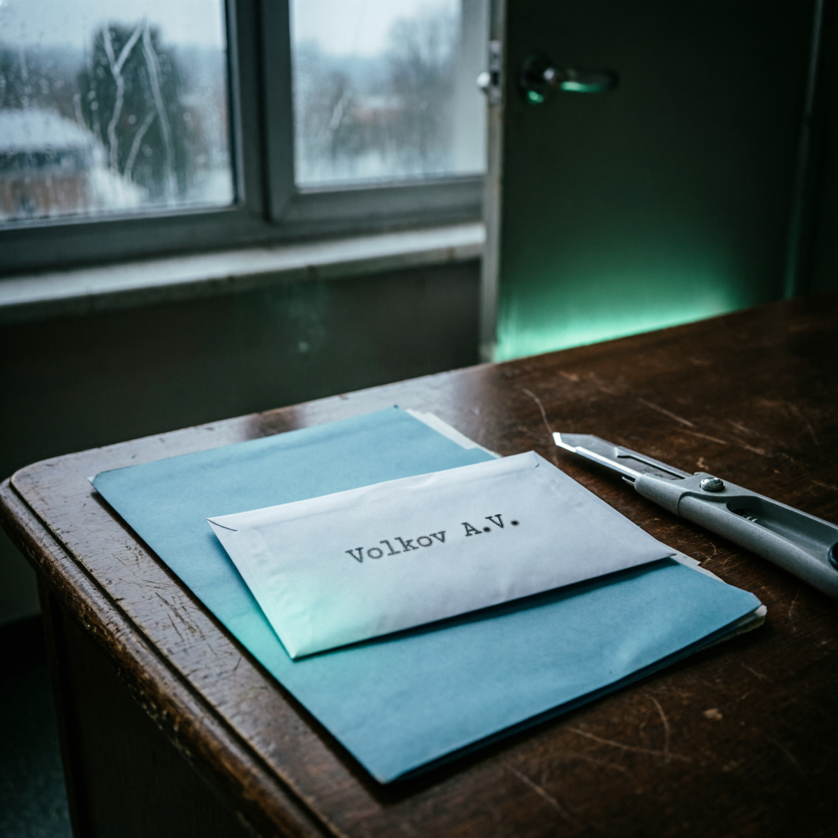 Письмо на столе