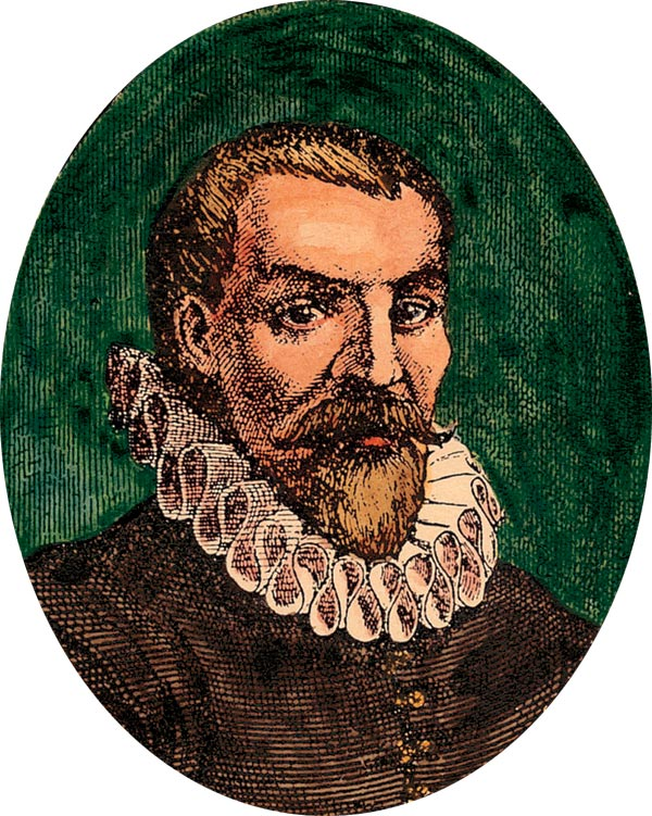 Виллем Баренц — голландский мореплаватель и исследователь. Руководитель трёх арктических экспедиций, целью которых был поиск северного морского пути в Ост-Индию. Умер от цинги во время последней из них в районе Новой Земли. Его именем названы Баренцево море, один из островов и город на открытом им архипелаге Шпицберген, а также Баренцевы острова у западного побережья Новой Земли.