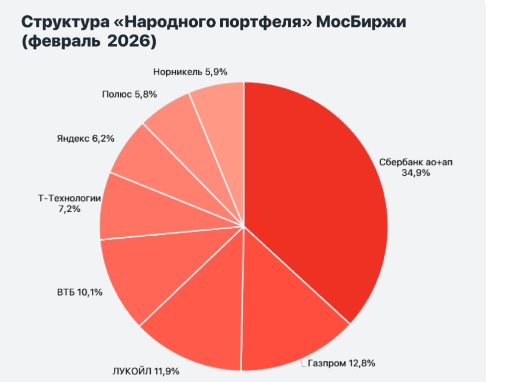 Структура "народного портфеля" в феврале 2026 года. 