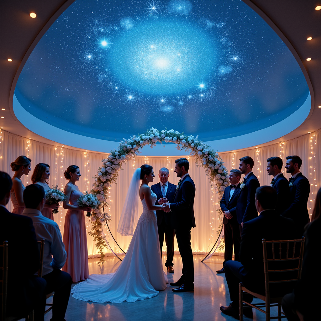    Свадьба под звездами: как провести уникальную церемонию в московском планетарии Антон