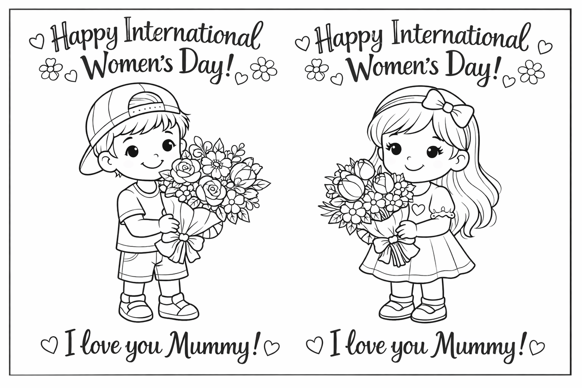 Открытки в честь 8 Марта на английском языке