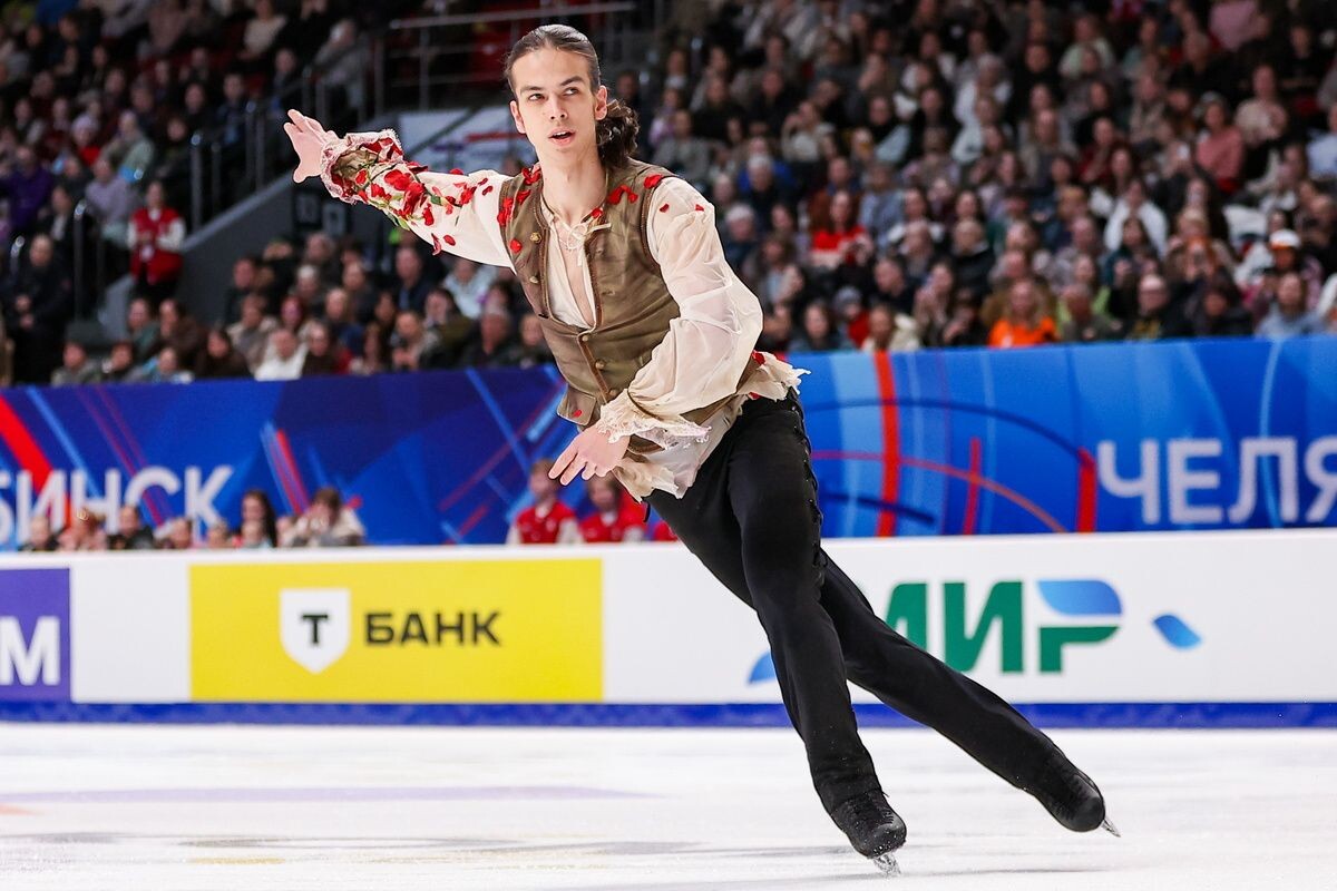    Петр Гуменник во время соревнований / Источник: © Донат Сорокин/ТАСС