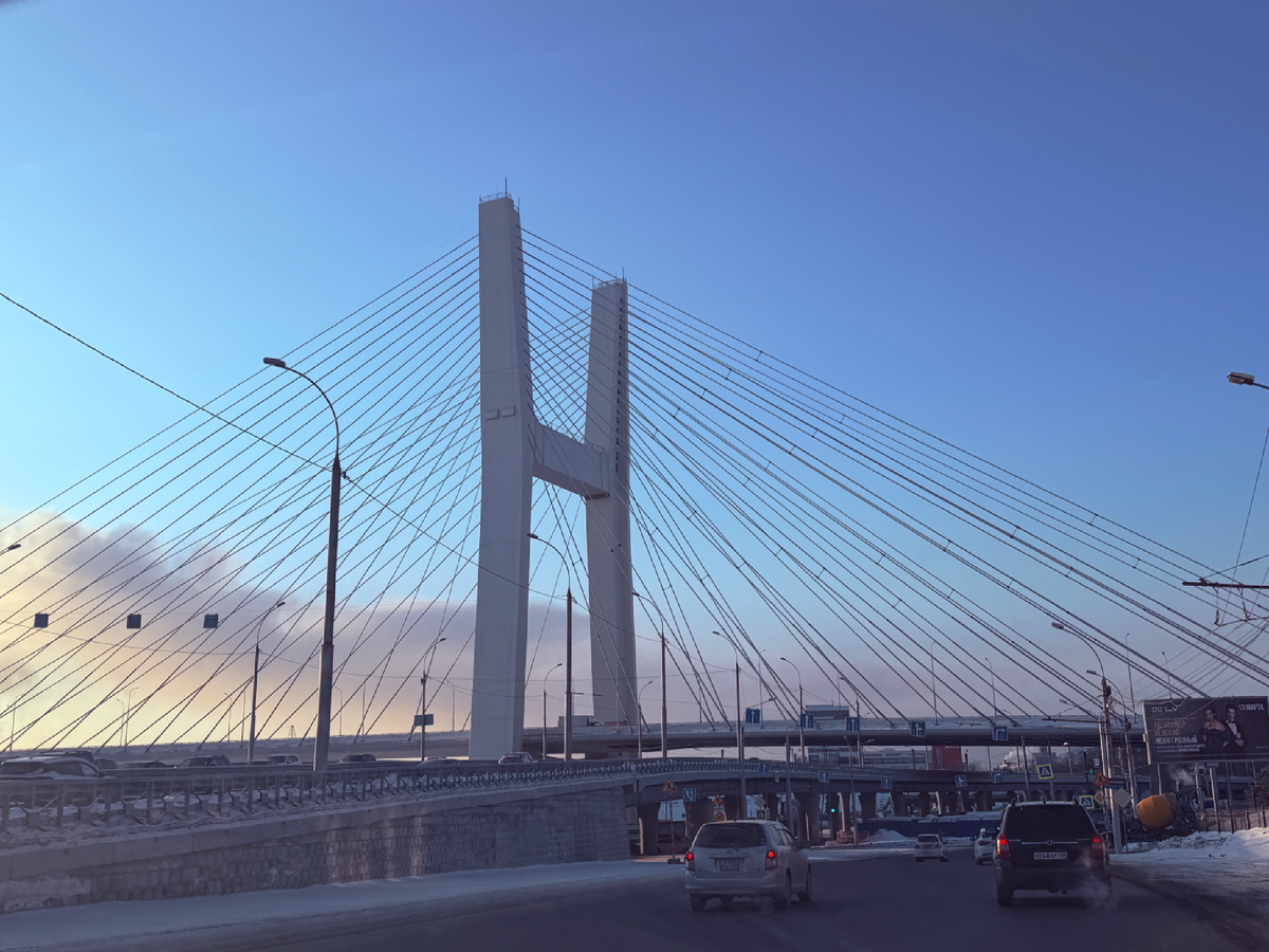 Новосибирский четвертый мост. Фото автора канала Соло-путешествия