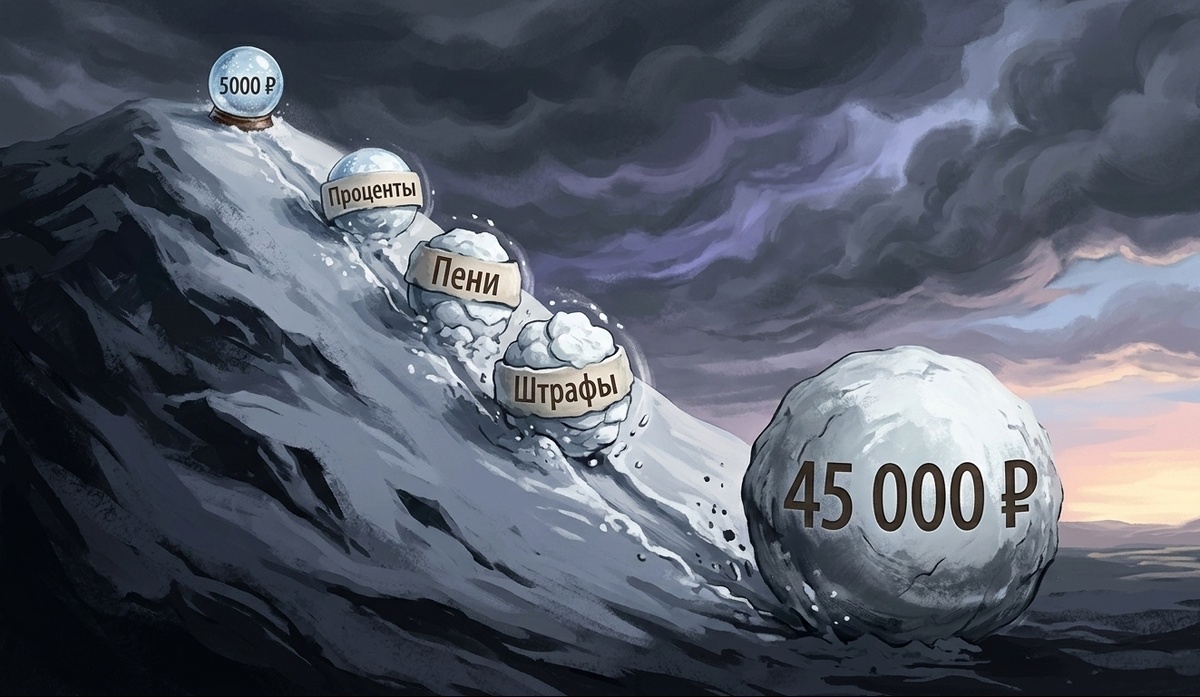 Как маленький займ превращается в огромный долг.