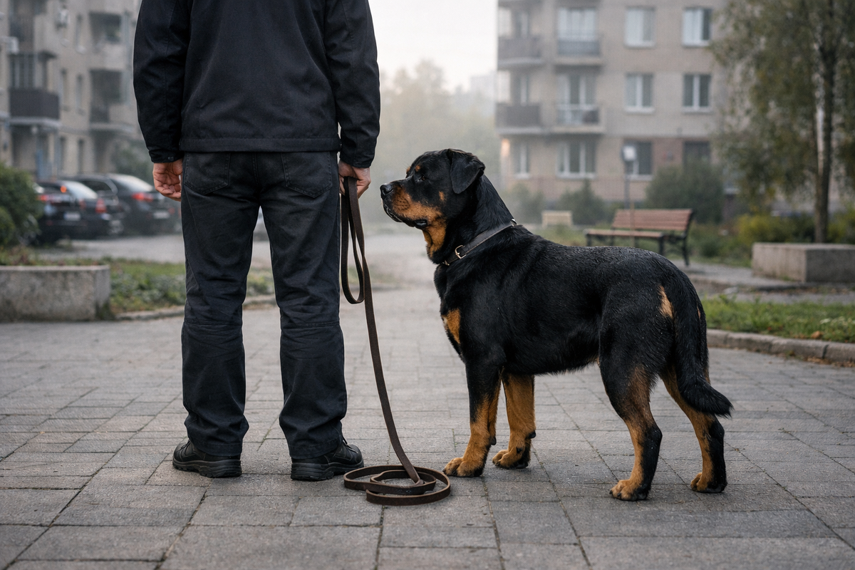 Сильной собаке обычно нужен не суровый, а устойчивый человек рядом