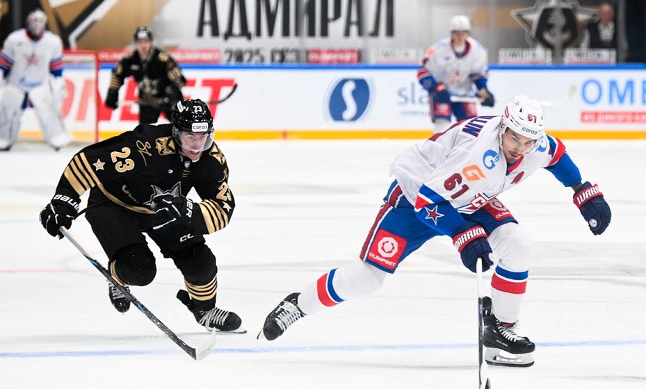    СКА в матче КХЛ. Фото: ХК СКА