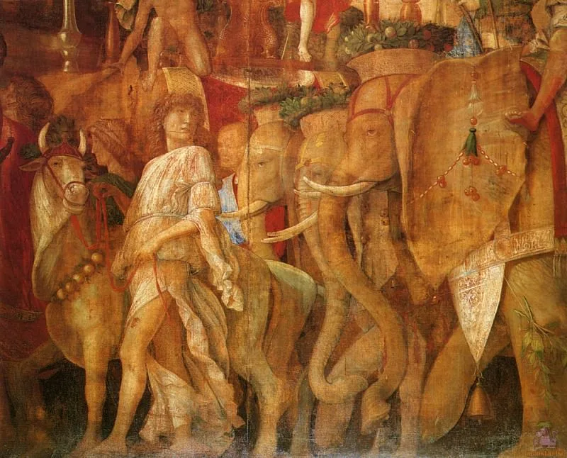 «Триумф Цезаря», Андреа Мантенья