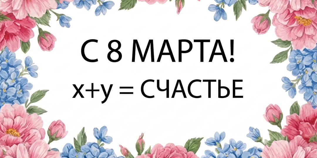 Открытки с 8 марта от учителя (репетитора) математики