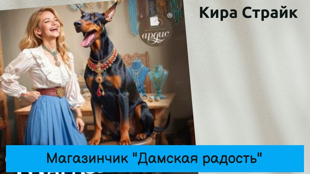 Обложка книги Киры Страйк "Магазинчик "Дамская радость"" 