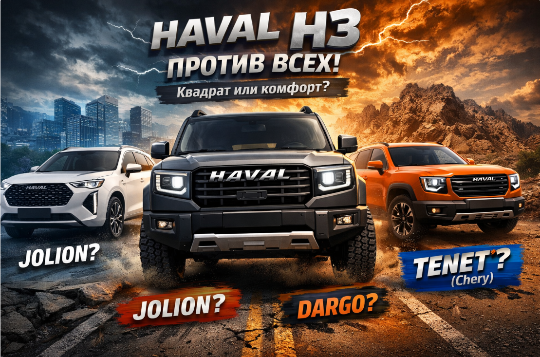 HAVAL H3 против всех