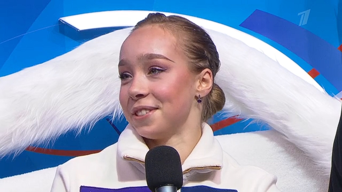    Алиса Двоеглазова. Фото: стоп-кадр прямого эфира "Первого канала"