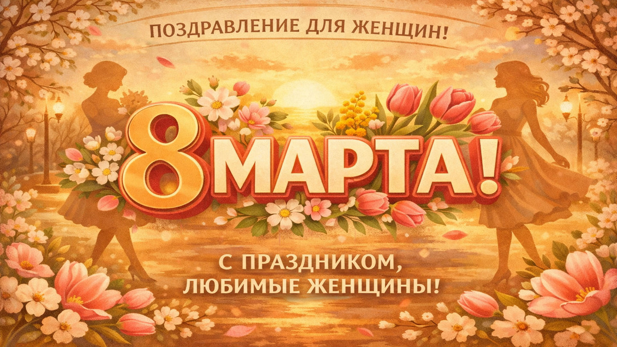 С Восьмым марта, милые, родные!