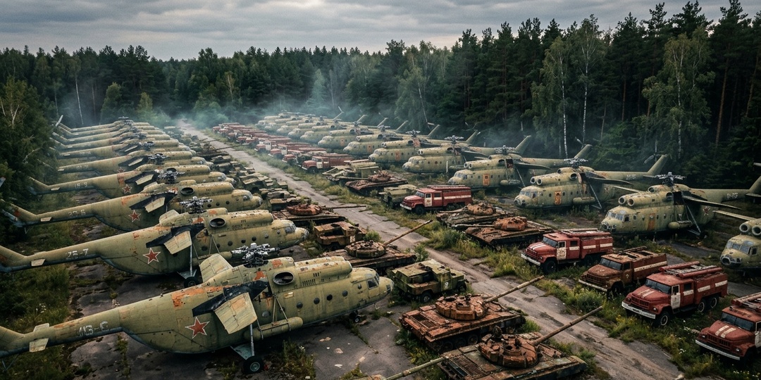 Почему в СССР бросили тысячи танков в лесах под Припятью