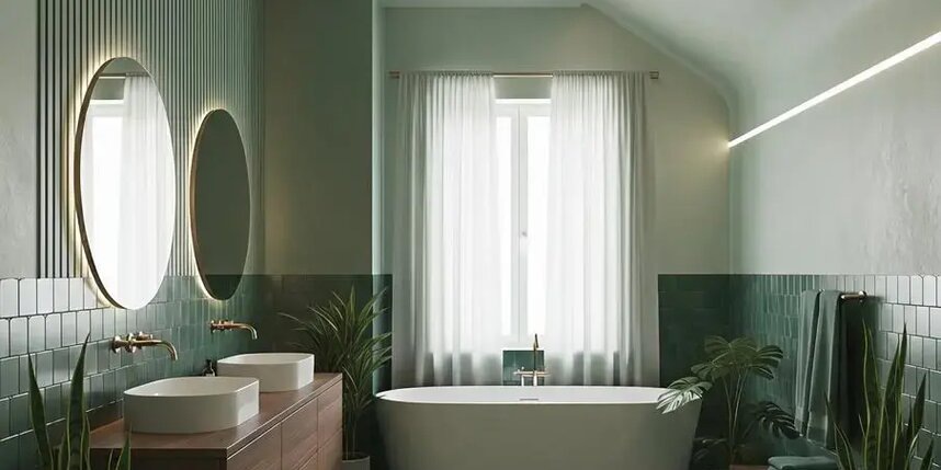    Холодные интерьеры уходят – на смену приходят сложные цвета и уютные фактуры.Сгенерировано ИИ по запросу Metro