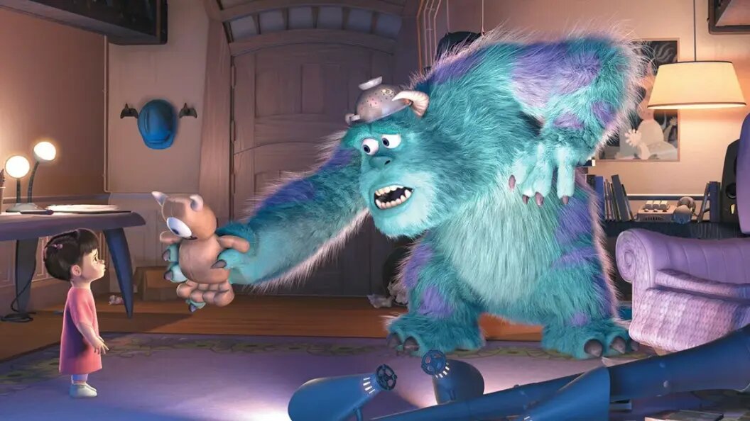    Кадр из мультфильма Pixar «Корпорация монстров»
