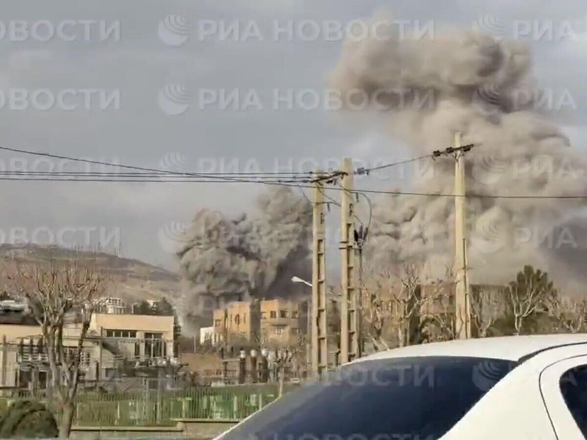    Последствия удара по университету обороны генштаба ВС Ирана в Тегеране | © РИА Новости