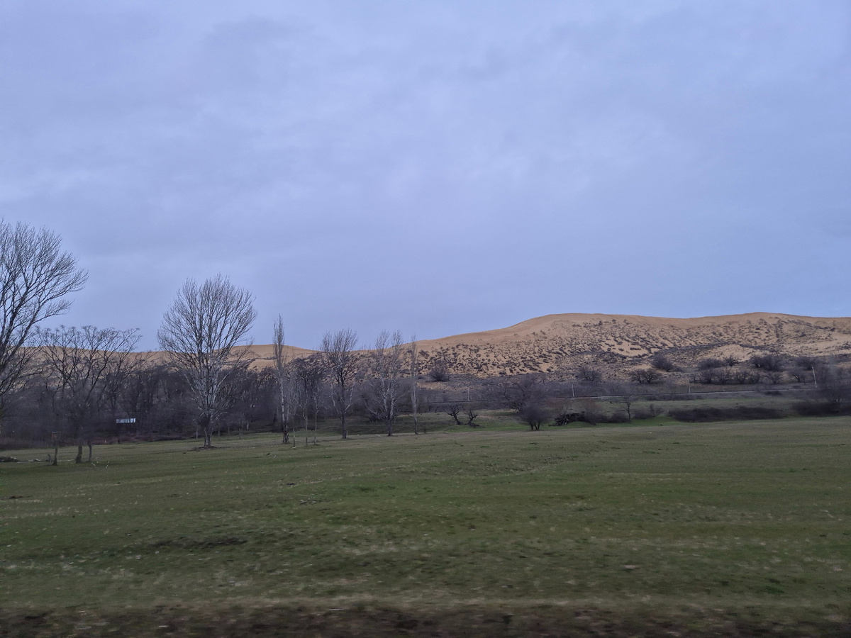 Бархан Сарыкум с трассы Грозный-Махачкала | Личное фото 