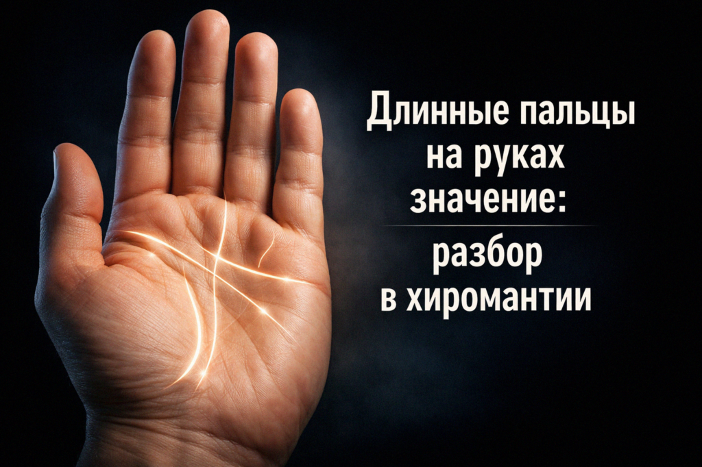    Разбор значения длинных пальцев на руках в хиромантии. admin