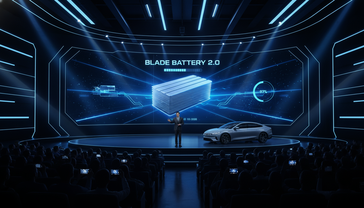 Презентация BYD и ее новой батареи (BLADE 2.0) в Шэньчжэне