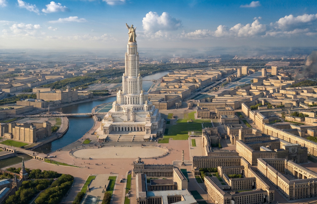 Альтернативная Москва по генплану 1935 года
