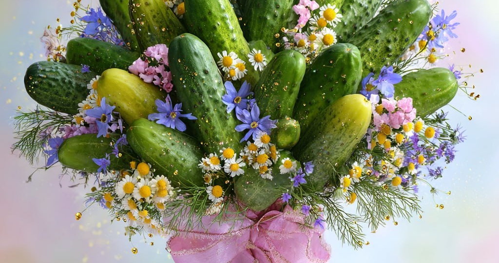 🥒 Тренд сезона: огуречные букеты на 8 Марта!
