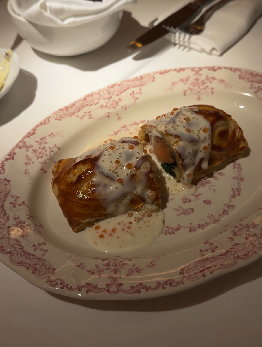 пирог с лососем а-ля Веллингтон