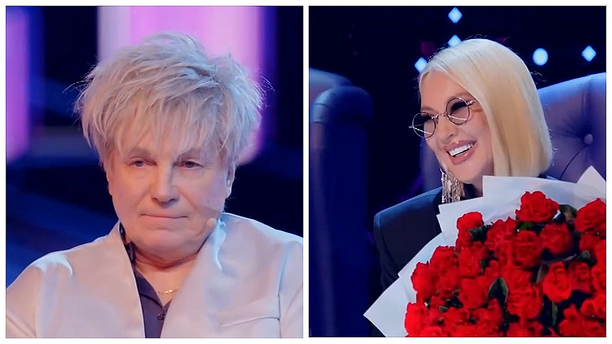 Виктор Салтыков во время обсуждения своего выступления, Лера Кудрявцева получила ключи от сердца Алексея Глызина и букет красных роз