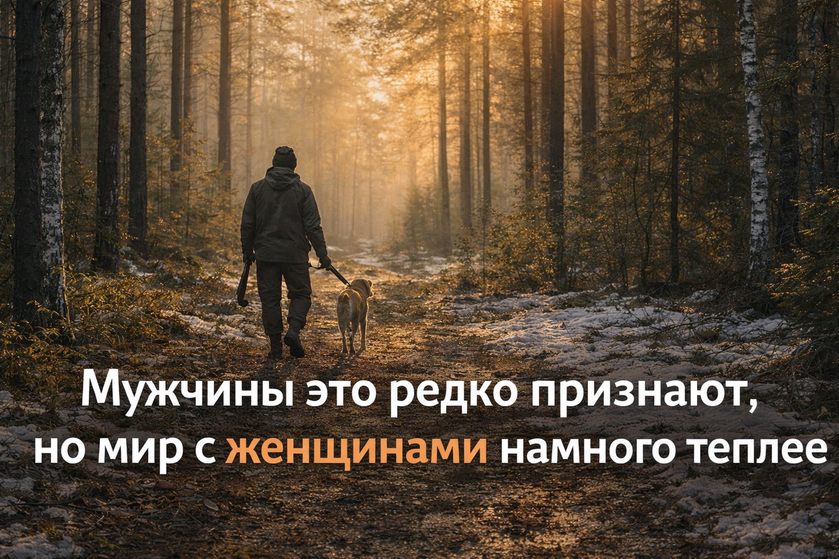 Мир с женщинами намного теплее